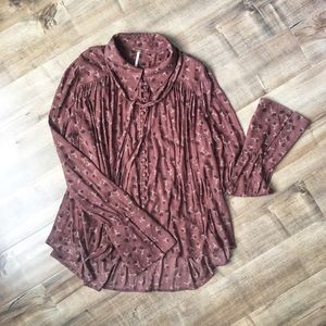 FREE PEOPLE blouse - size S (EUC)